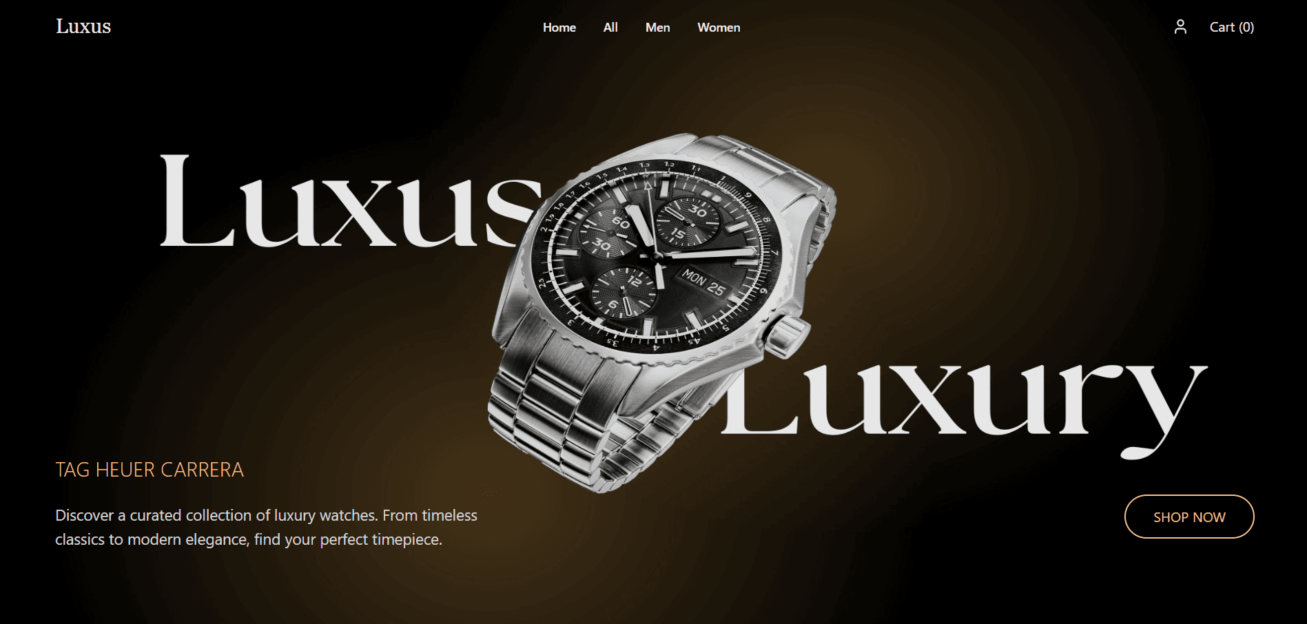 supplement e-commerce site